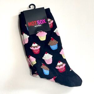 Hotsox Cupcakes Novelty Socks NWT Unisex